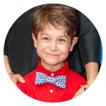 a young boy in a bowtie